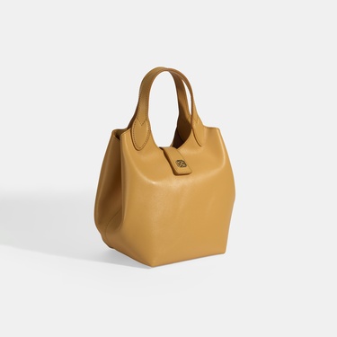  Kadın Turuncu Deri Omuz Çantası