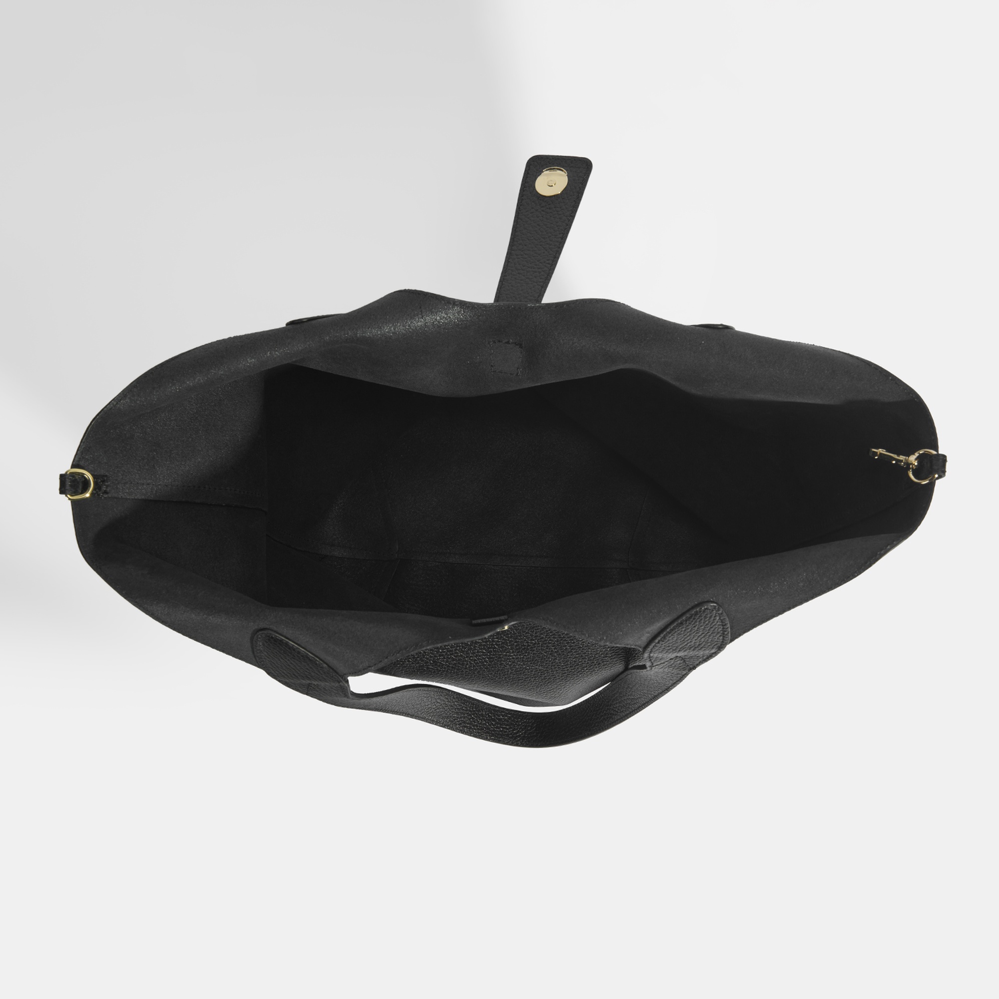 Kadın Siyah Deri Omuz Çantası