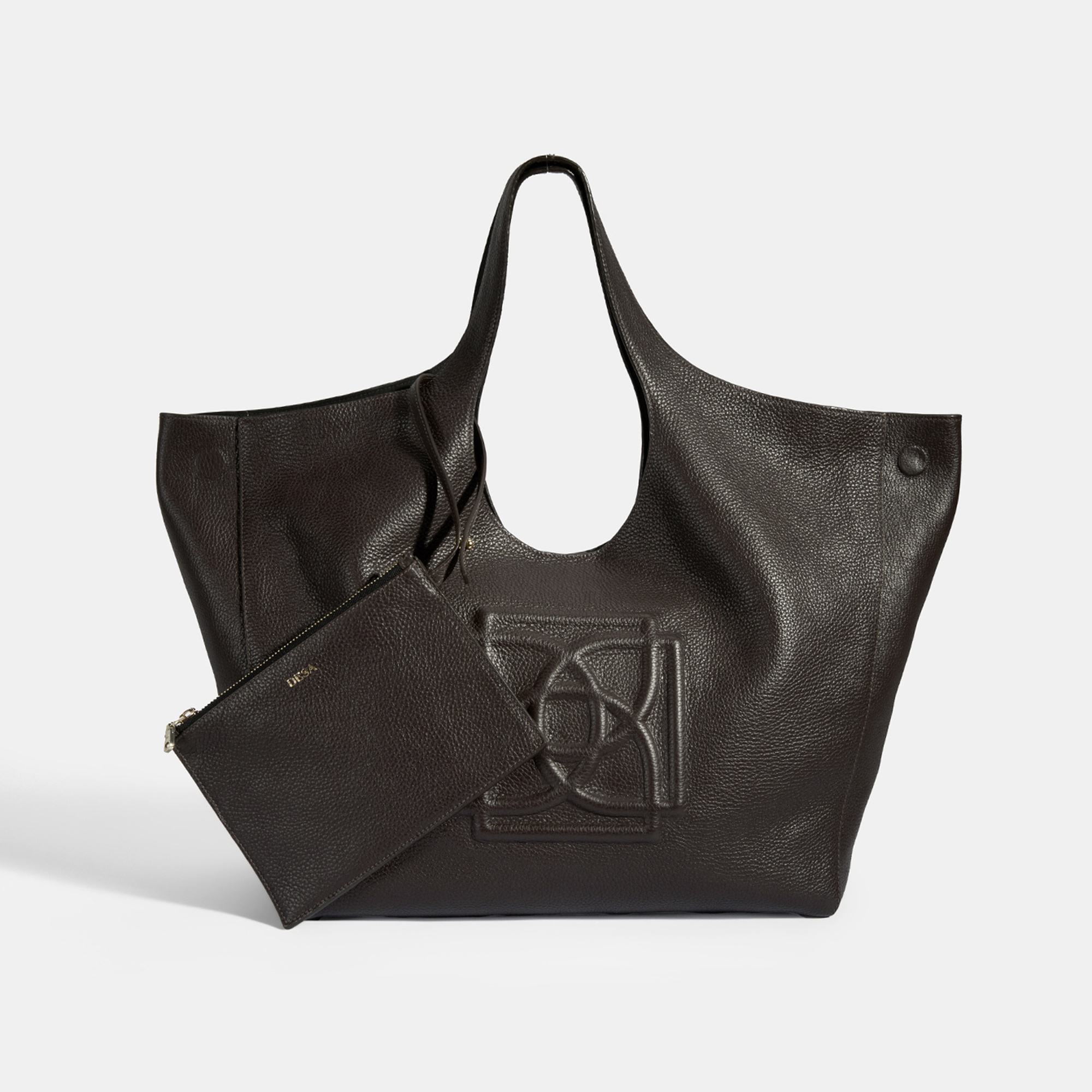 Kadın Acı Kahve Deri Hobo Çanta