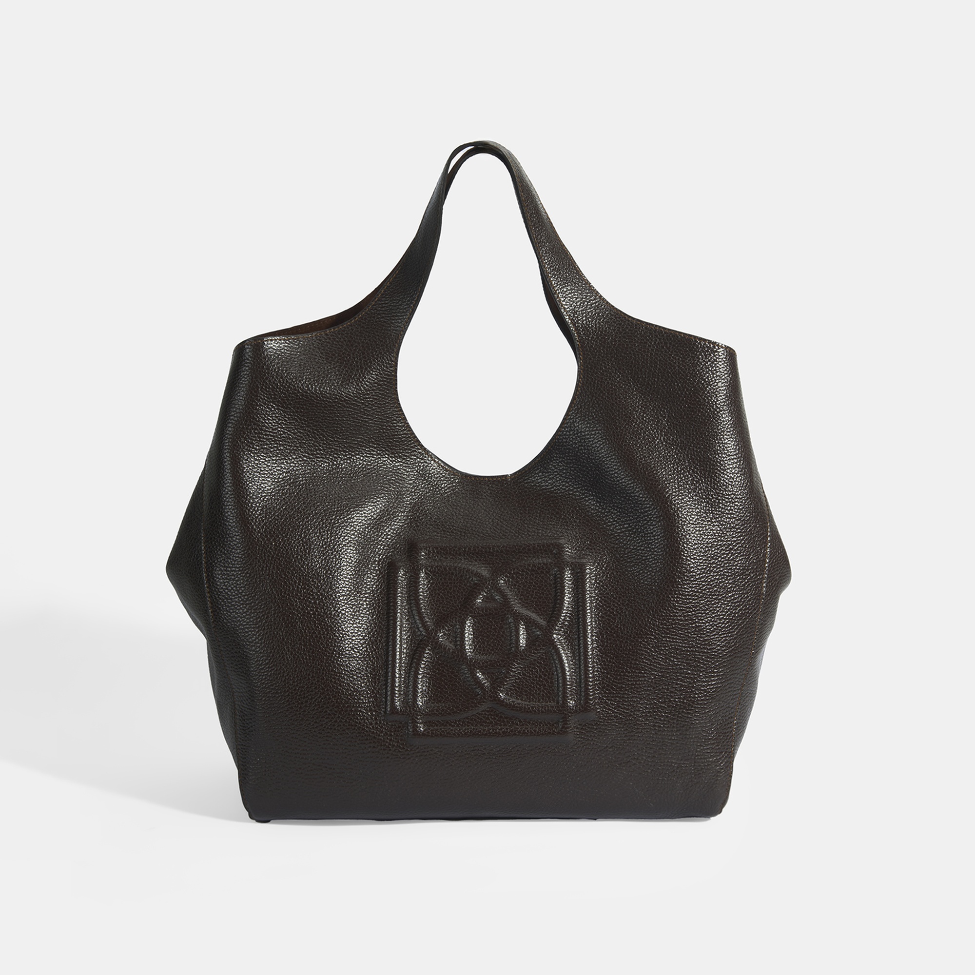 Kadın Acı Kahve Deri Hobo Çanta