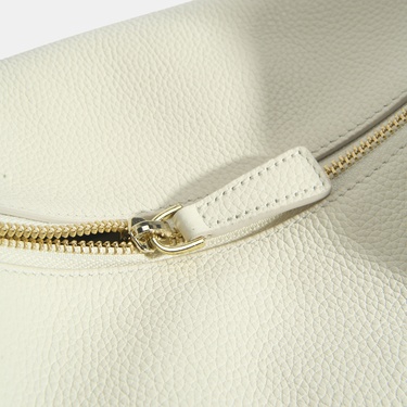  Kadın Beyaz Deri Omuz Çantası