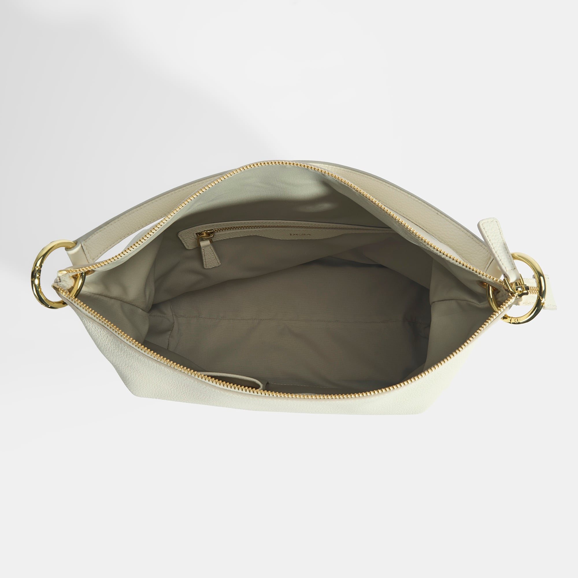 Kadın Beyaz Deri Omuz Çantası