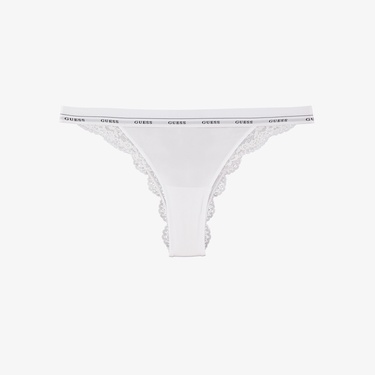  Guess Jane Brazilian Kadın Beyaz Külot