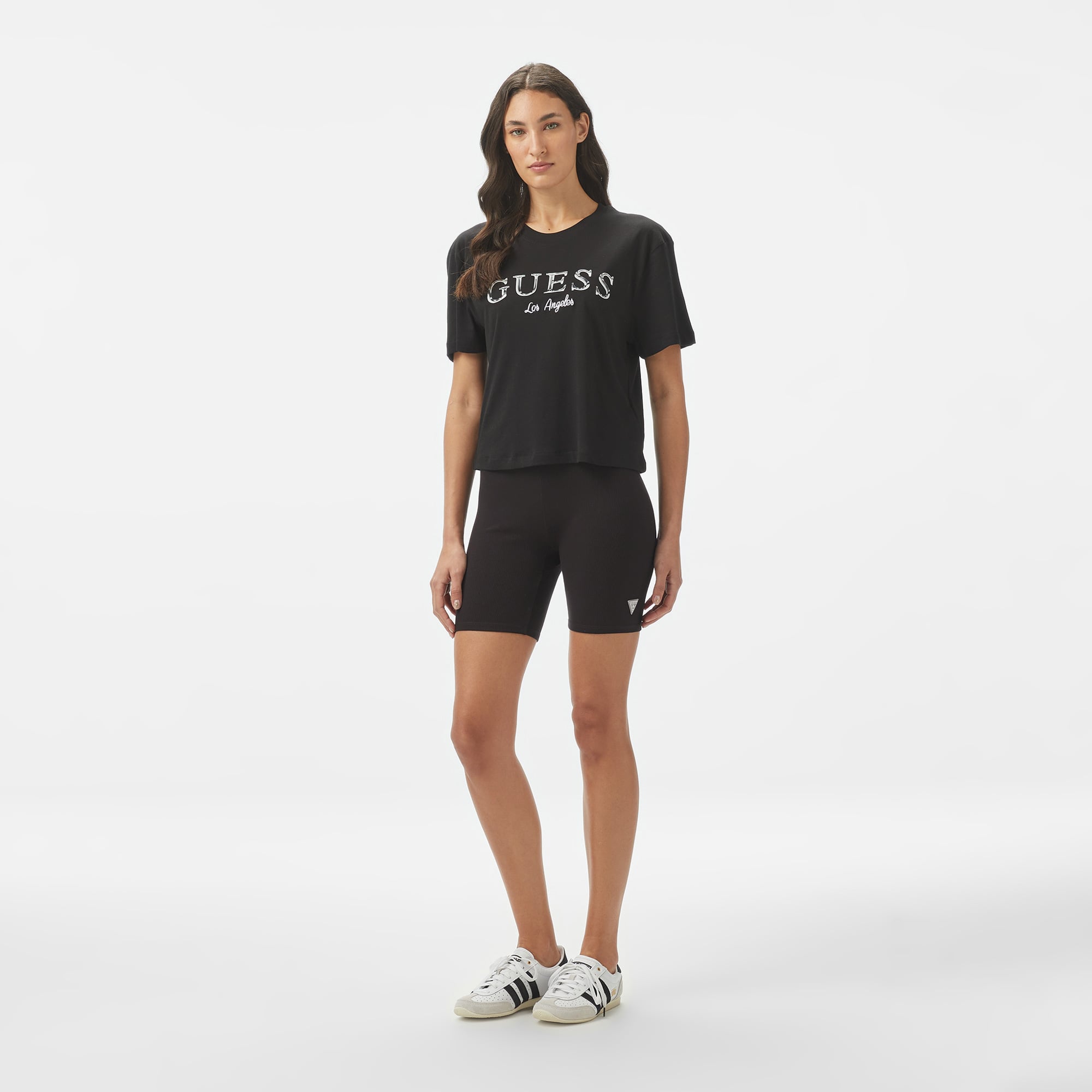  Guess Kadın Siyah Kısa Tayt