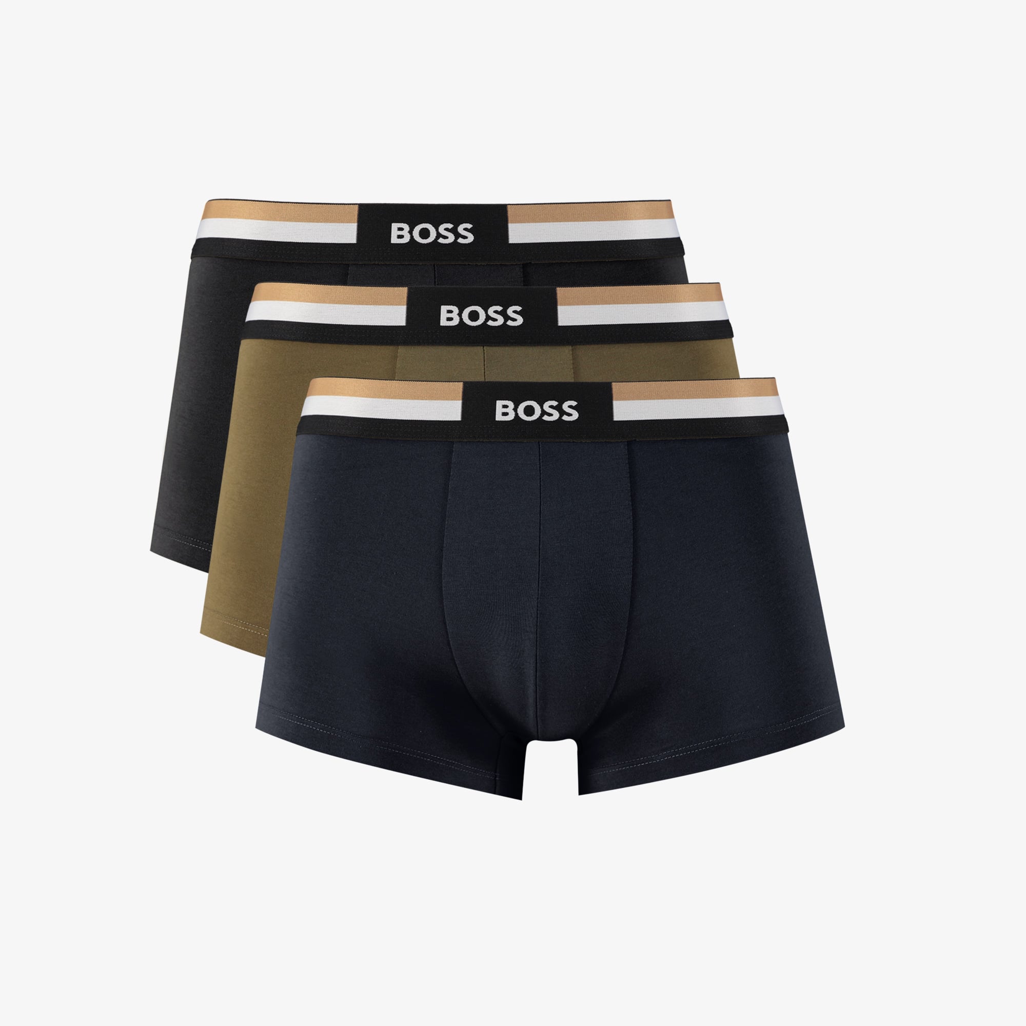  Boss 3'lü Trunk Motion Erkek Siyah Boxer