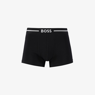 Boss 3'lü Trunk Bold Design Erkek Siyah Boxer