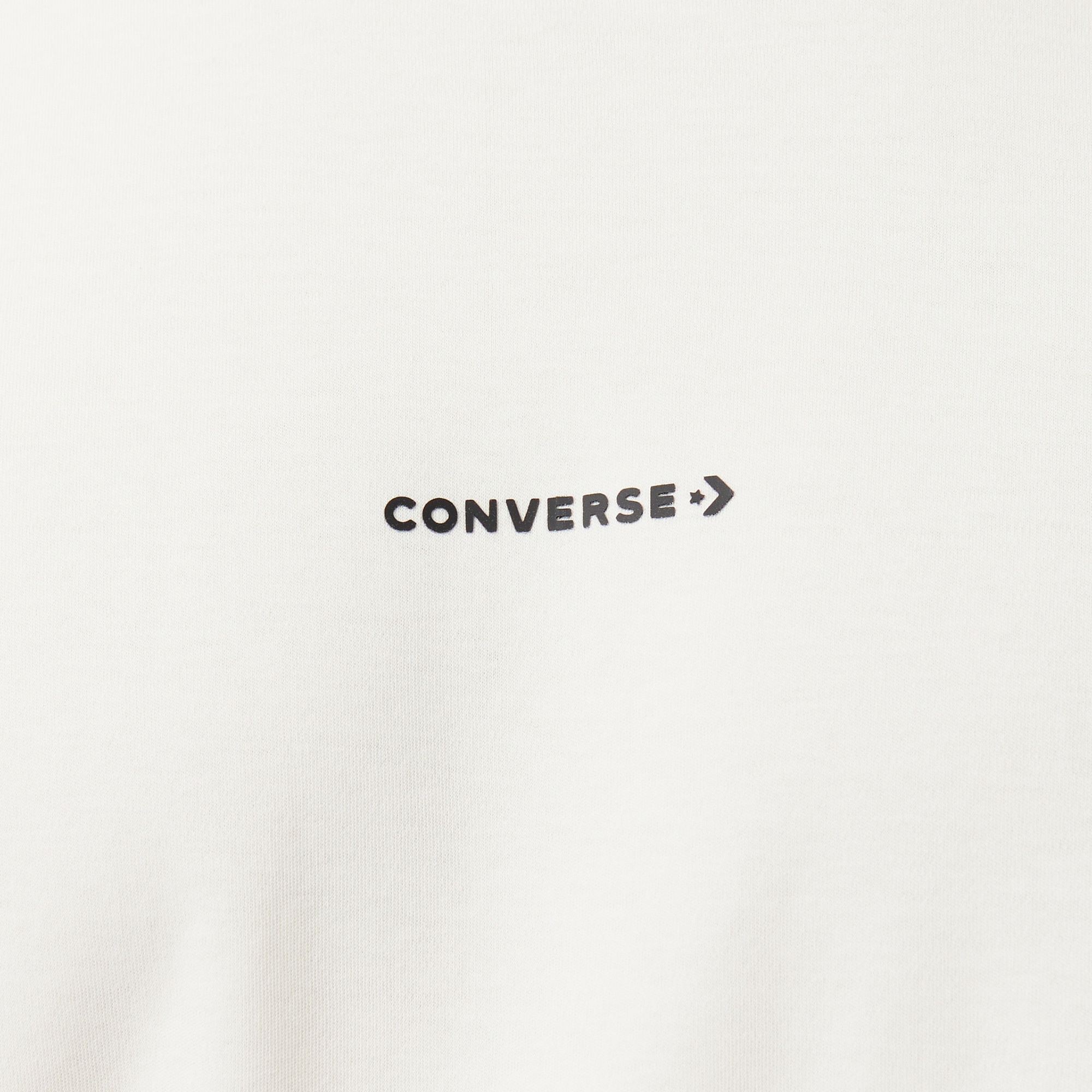 Converse Star Chevron Oversize Fit Baskılı Erkek Beyaz T-Shirt