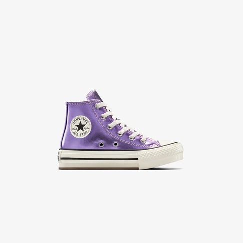  Converse Chuck Taylor All Star Eva Lift Platform Metallic Çocuk Mor Sneaker