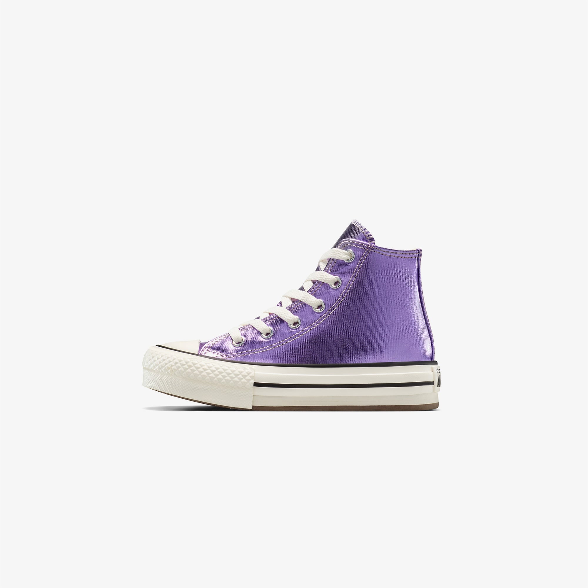 Converse Chuck Taylor All Star Eva Lift Platform Metallic Çocuk Mor Sneaker