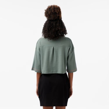  Converse Star Chevron Baskılı Kadın Yeşil T-Shirt