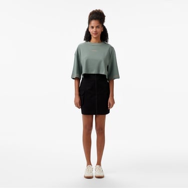  Converse Star Chevron Baskılı Kadın Yeşil T-Shirt