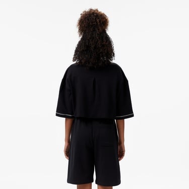  Converse Star Chevron Baskılı Kadın Siyah T-Shirt