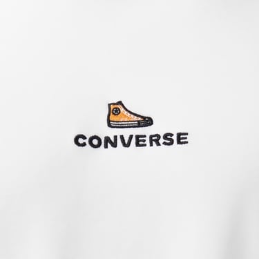  Converse Oversize Fit Erkek Beyaz T-Shirt