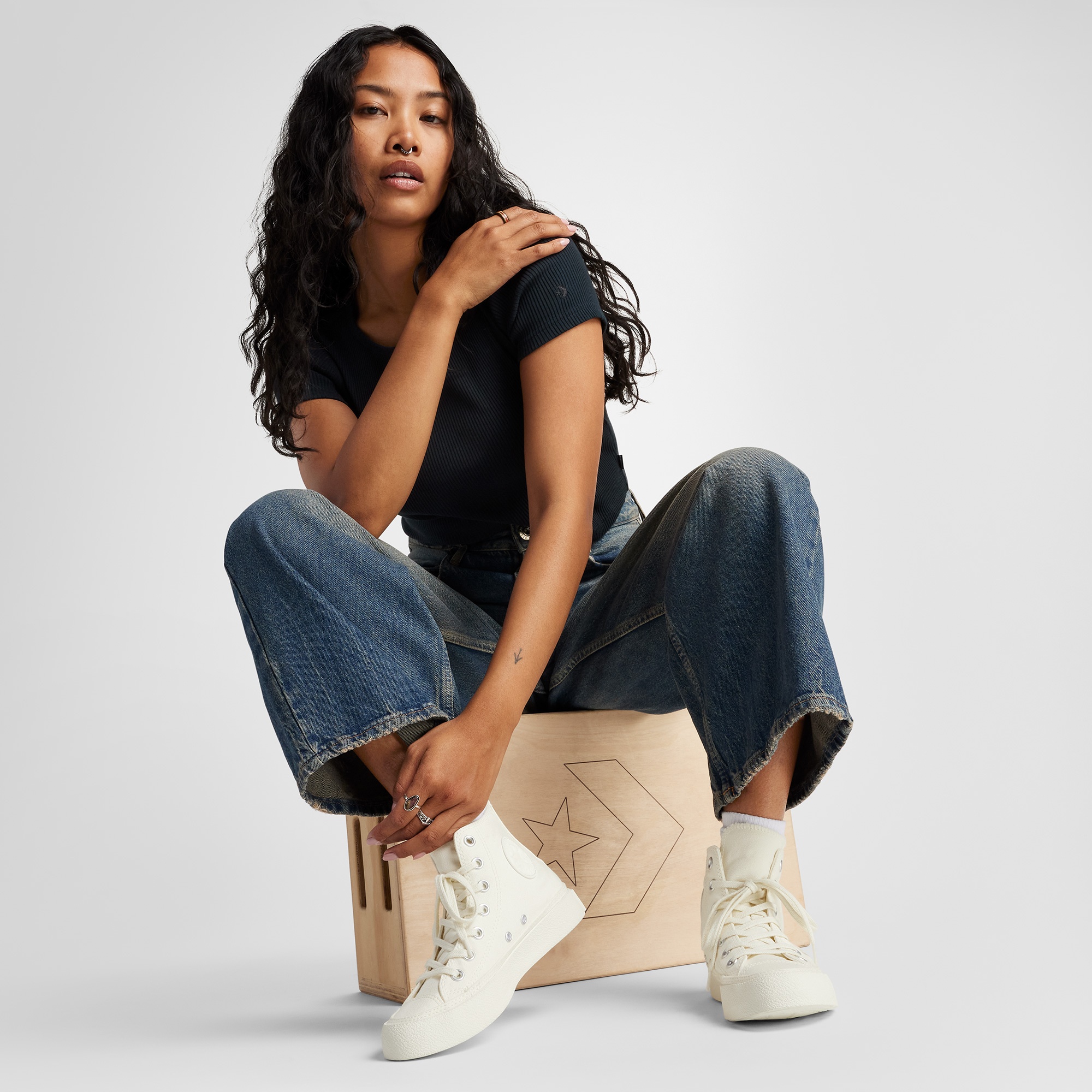 Converse Chuck Taylor All Star Unisex Krem Sneaker