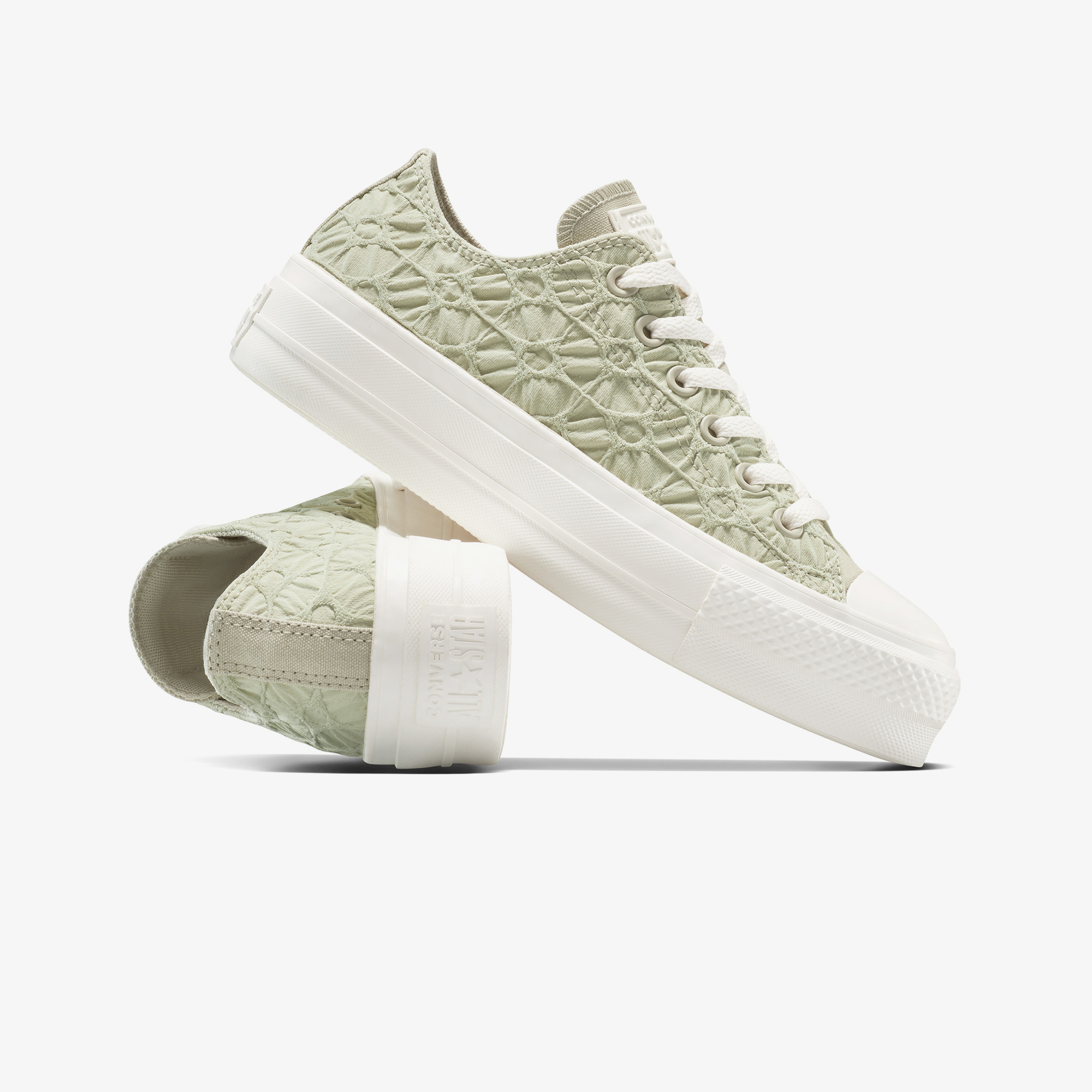 Converse Chuck Taylor All Star Lift Unisex Haki Sneaker - Görsel 6