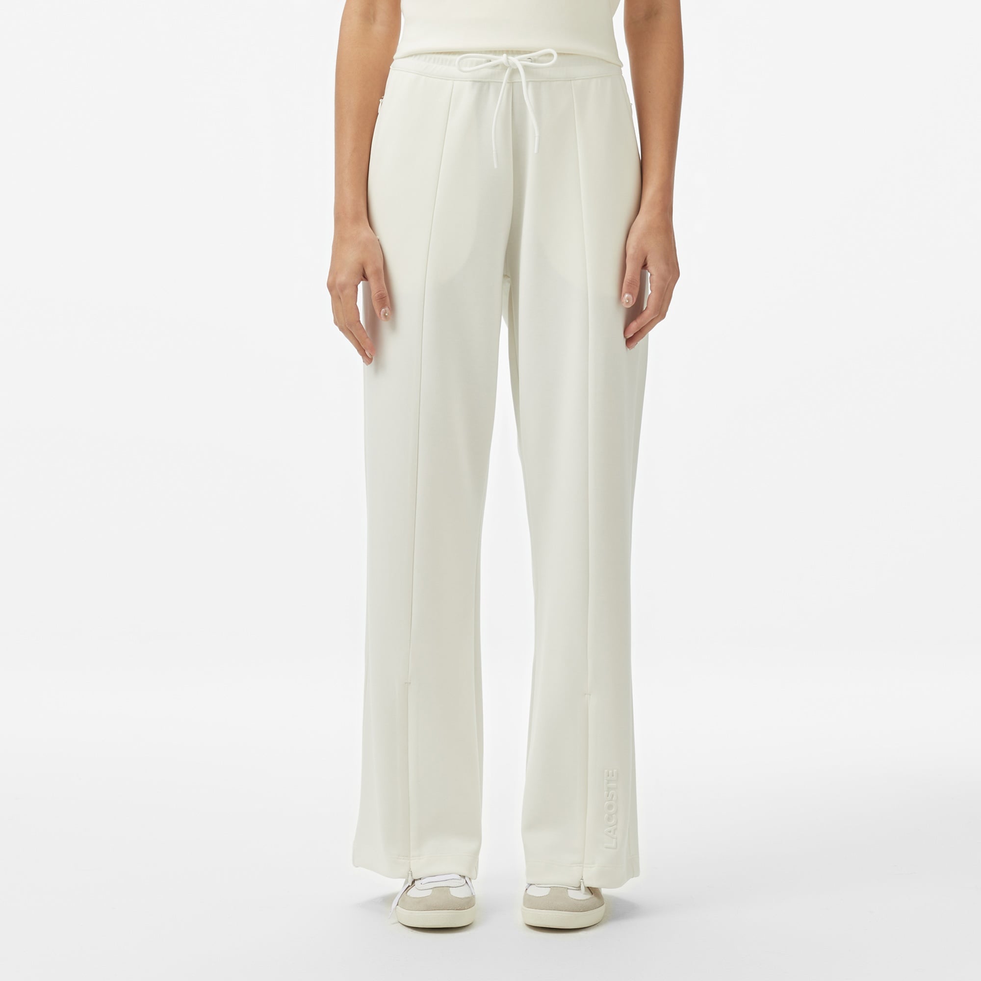 Lacoste Kadın Loose Fit Beyaz Eşofman Altı