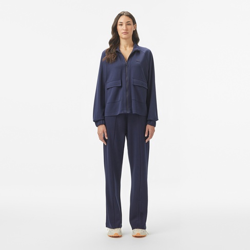  Lacoste Kadın Loose Fit Lacivert Eşofman Altı