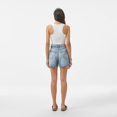  Boss Kadın Mavi Denim Şort