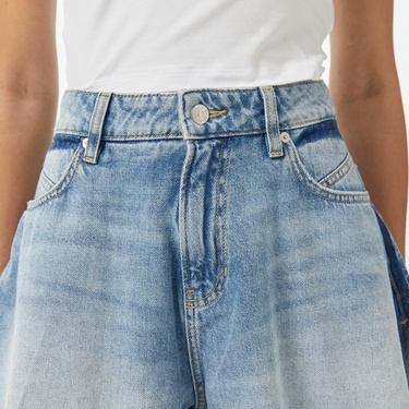  Boss Kadın Mavi Denim Şort