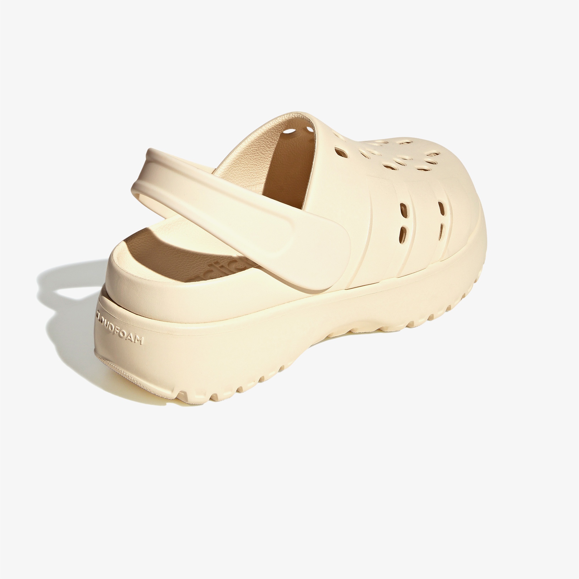 adidas Adilette Clog Platform Kadın Krem Terlik