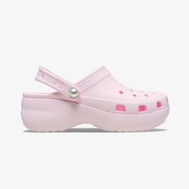  Crocs Classic Platform Pearl Clog Kadın Pembe Terlik
