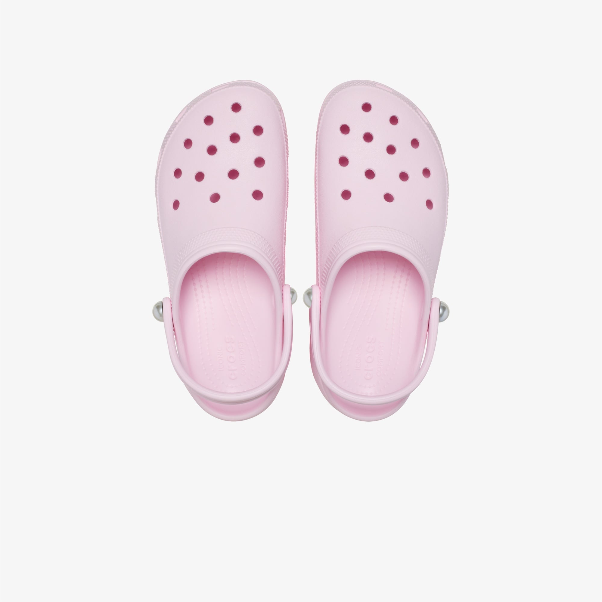 Crocs Classic Platform Pearl Clog Kadın Pembe Terlik
