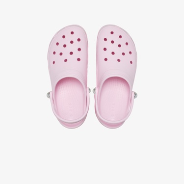  Crocs Classic Platform Pearl Clog Kadın Pembe Terlik