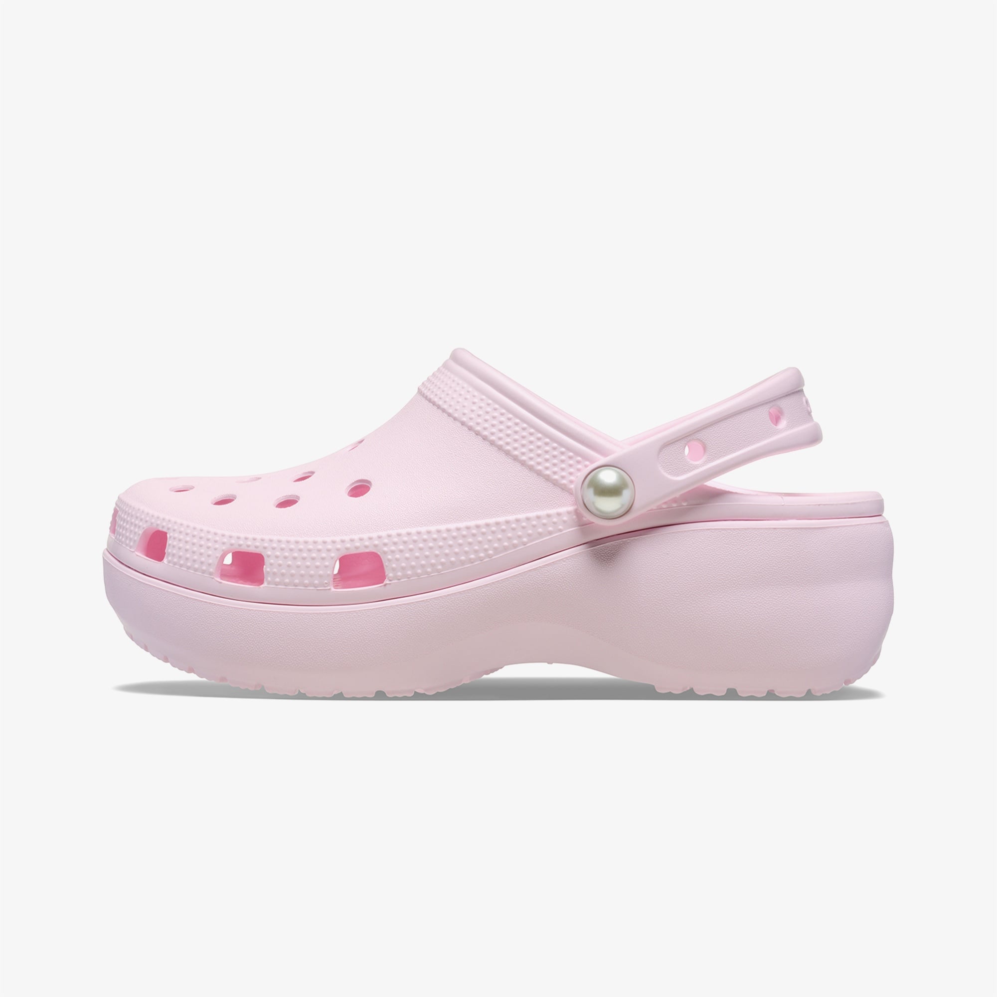 Crocs Classic Platform Pearl Clog Kadın Pembe Terlik