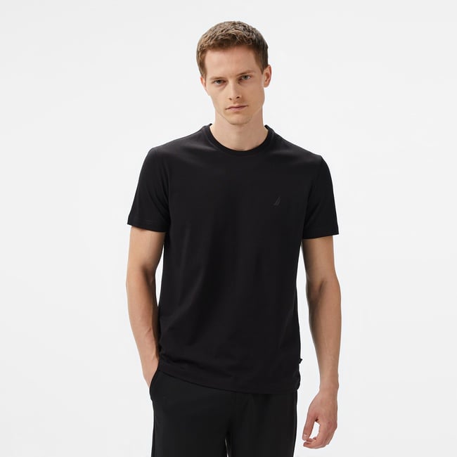 Nautica Standart Fit Erkek Siyah T-Shirt