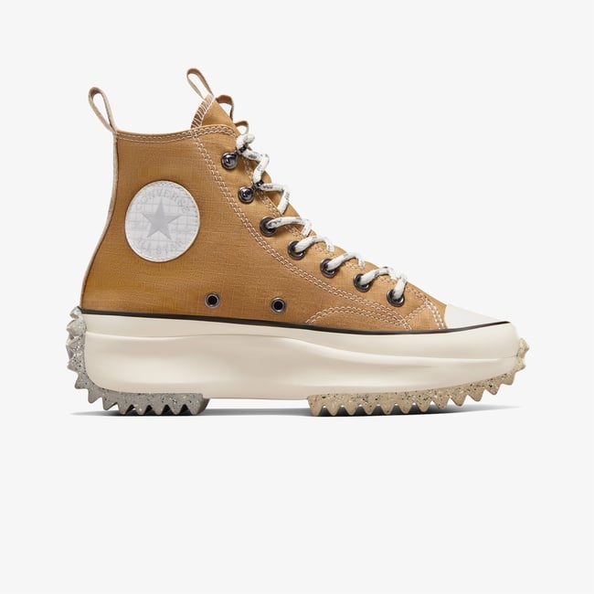  Converse Run Star Hike Grid Unisex Kahverengi Platform Sneaker