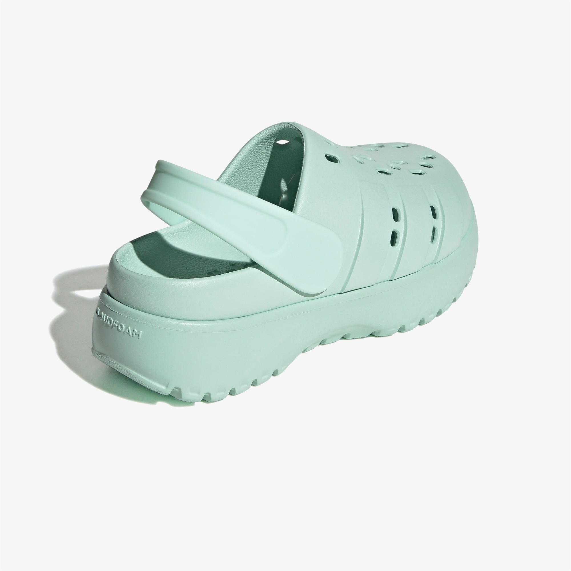 adidas Adilette Clog Platform Kadın Mavi Terlik