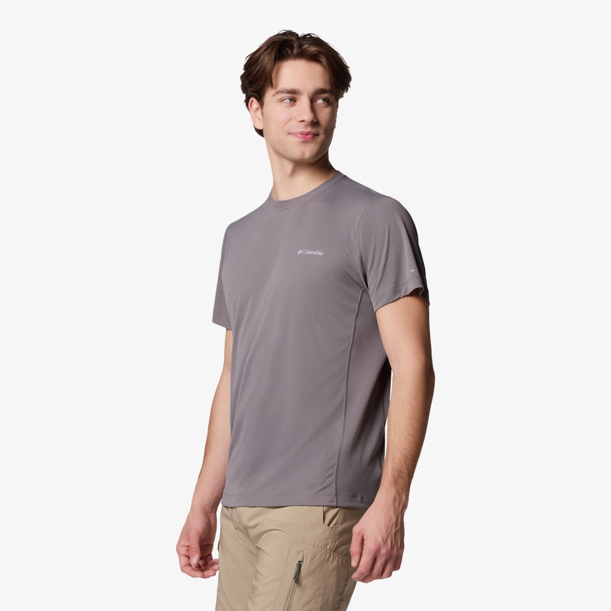 Columbia Zero Rules Light Ss Crew Erkek Kahverengi T-Shirt