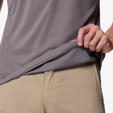  Columbia Zero Rules Light Ss Crew Erkek Kahverengi T-Shirt