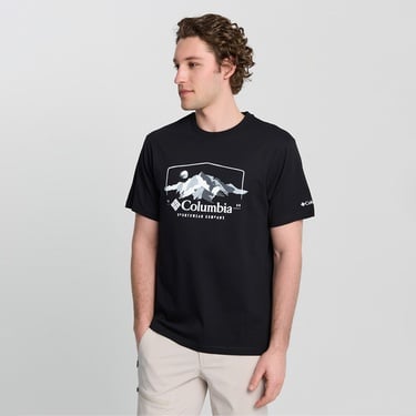  Columbia Explore Outdoors Ss Erkek Siyah T-Shirt
