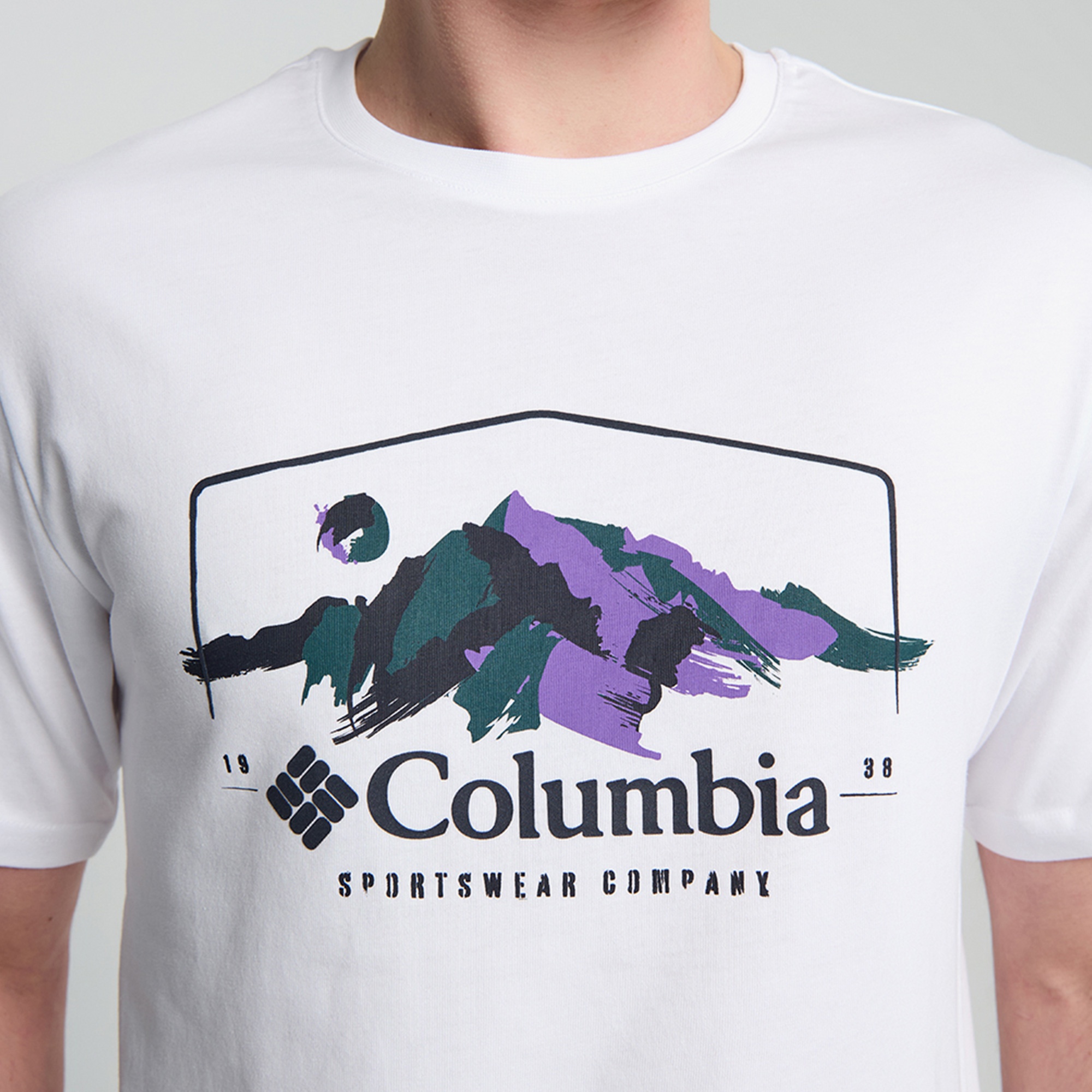 Columbia Explore Outdoors Ss Erkek Beyaz T-Shirt
