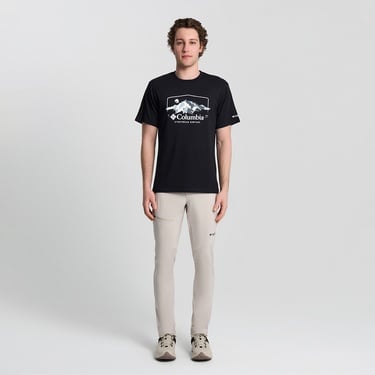  Columbia Explore Outdoors Ss Erkek Siyah T-Shirt