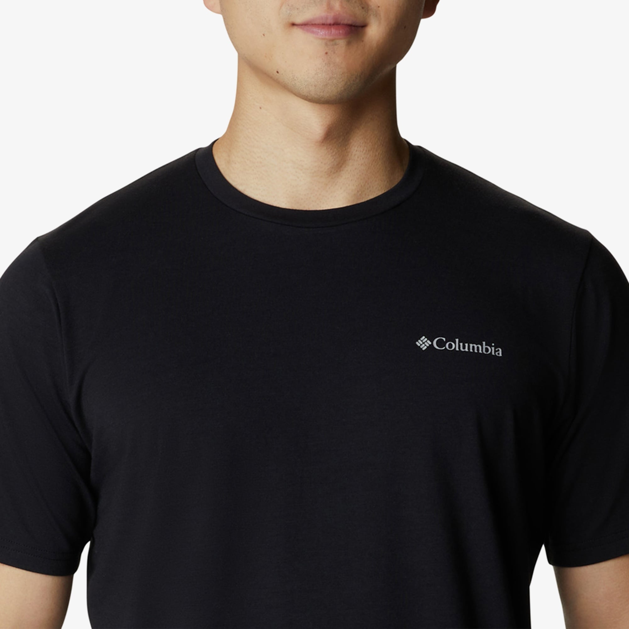 Columbia Sun Trek Sleeve Erkek Siyah T-Shirt