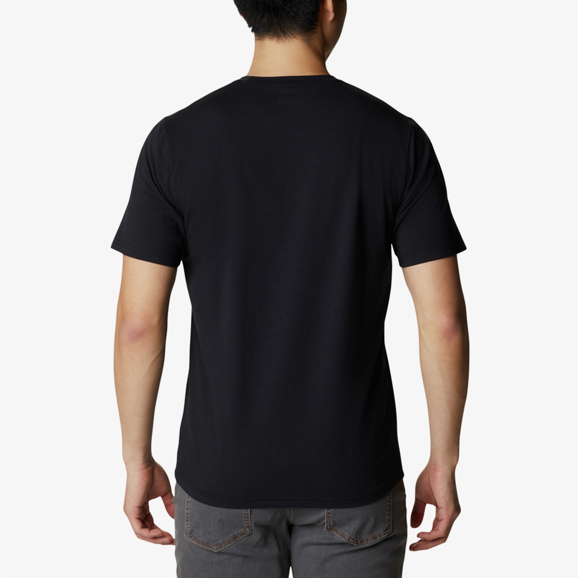 Columbia Sun Trek Sleeve Erkek Siyah T-Shirt