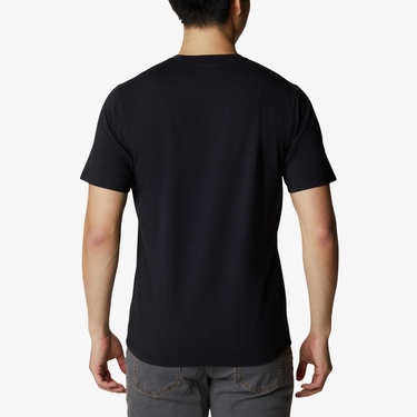  Columbia Sun Trek Sleeve Erkek Siyah T-Shirt
