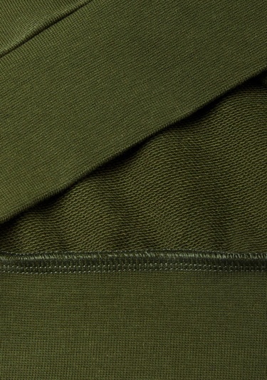  Erkek %100 Pamuk Dar Kesim Fermuarlı Kapüşonlu Sweatshirt