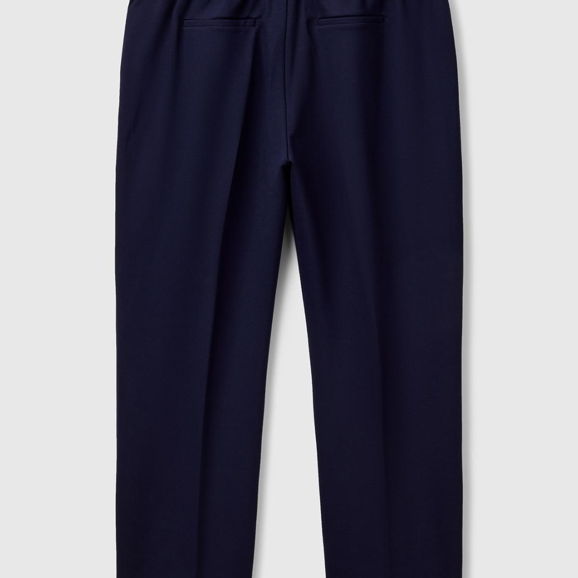 Kadın Lacivert  Beli Lastikli Pantolon