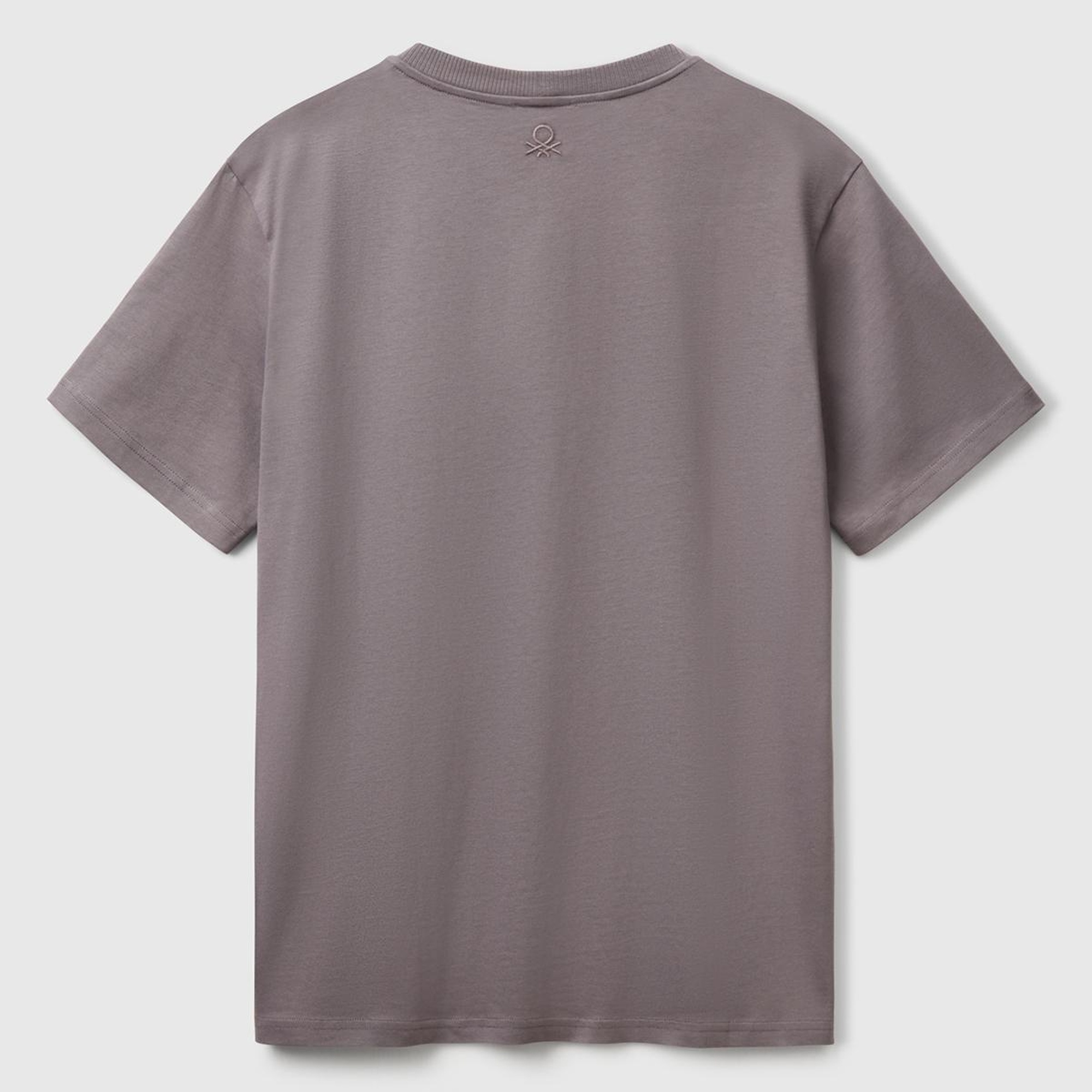 Erkek Antrasit %100 Pamuk Yama Cep Detaylı Oversize T-Shirt