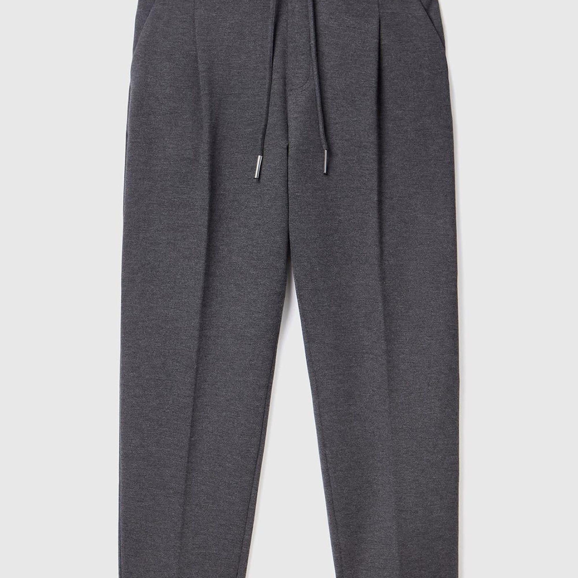 Kadın Antrasit  Beli Lastikli Pantolon