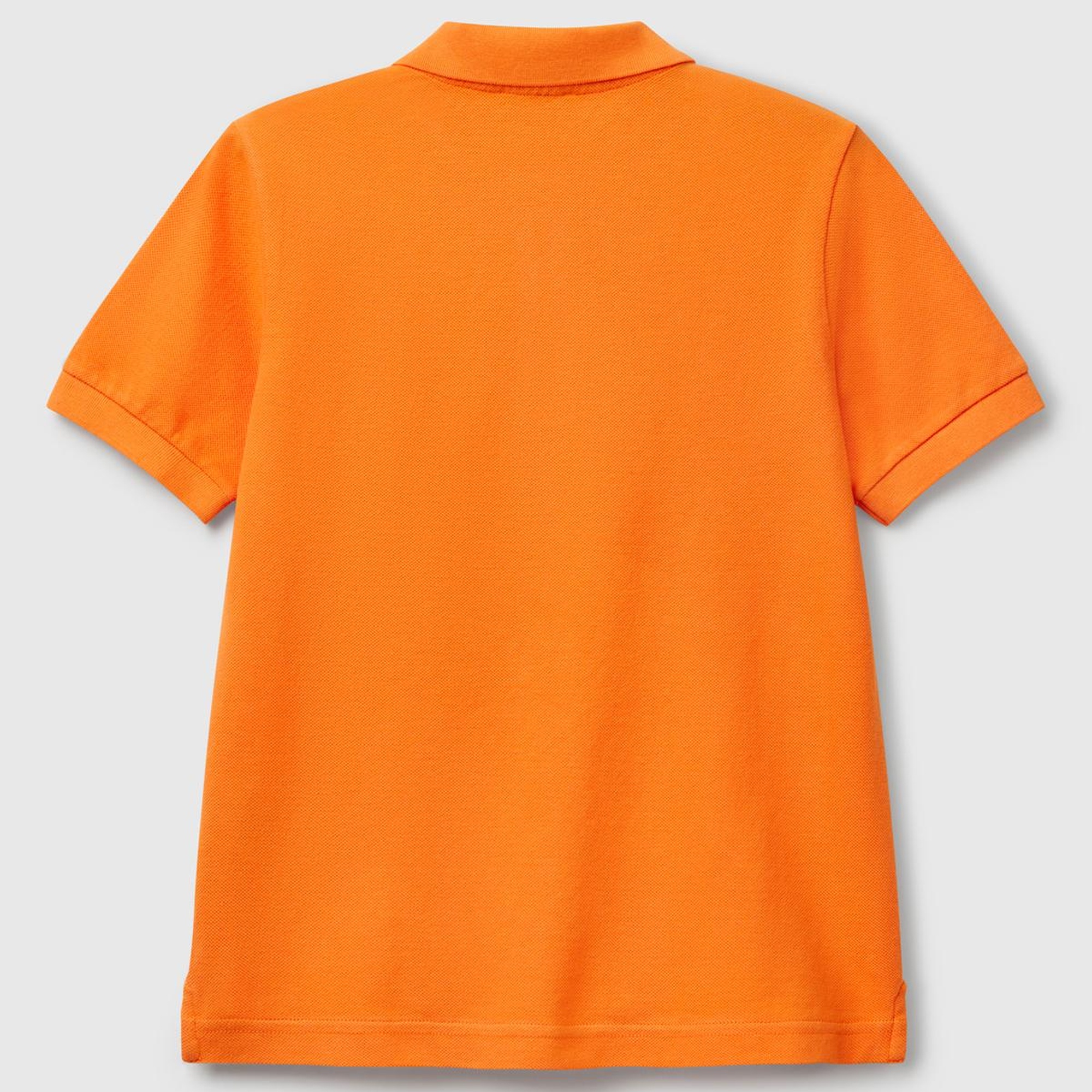 Erkek Çocuk Turuncu Logolu Pike Polo T-Shirt