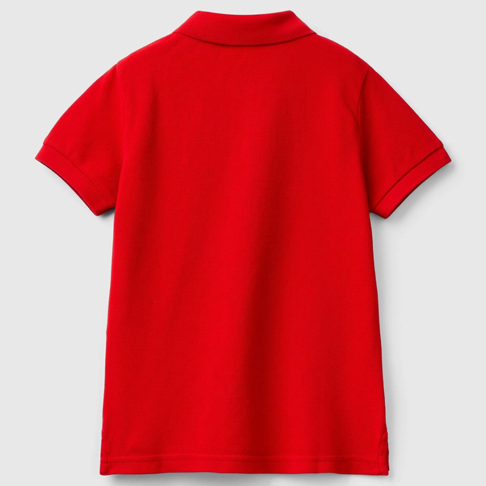 Erkek Çocuk Kırmızı Logolu Pike Polo T-Shirt