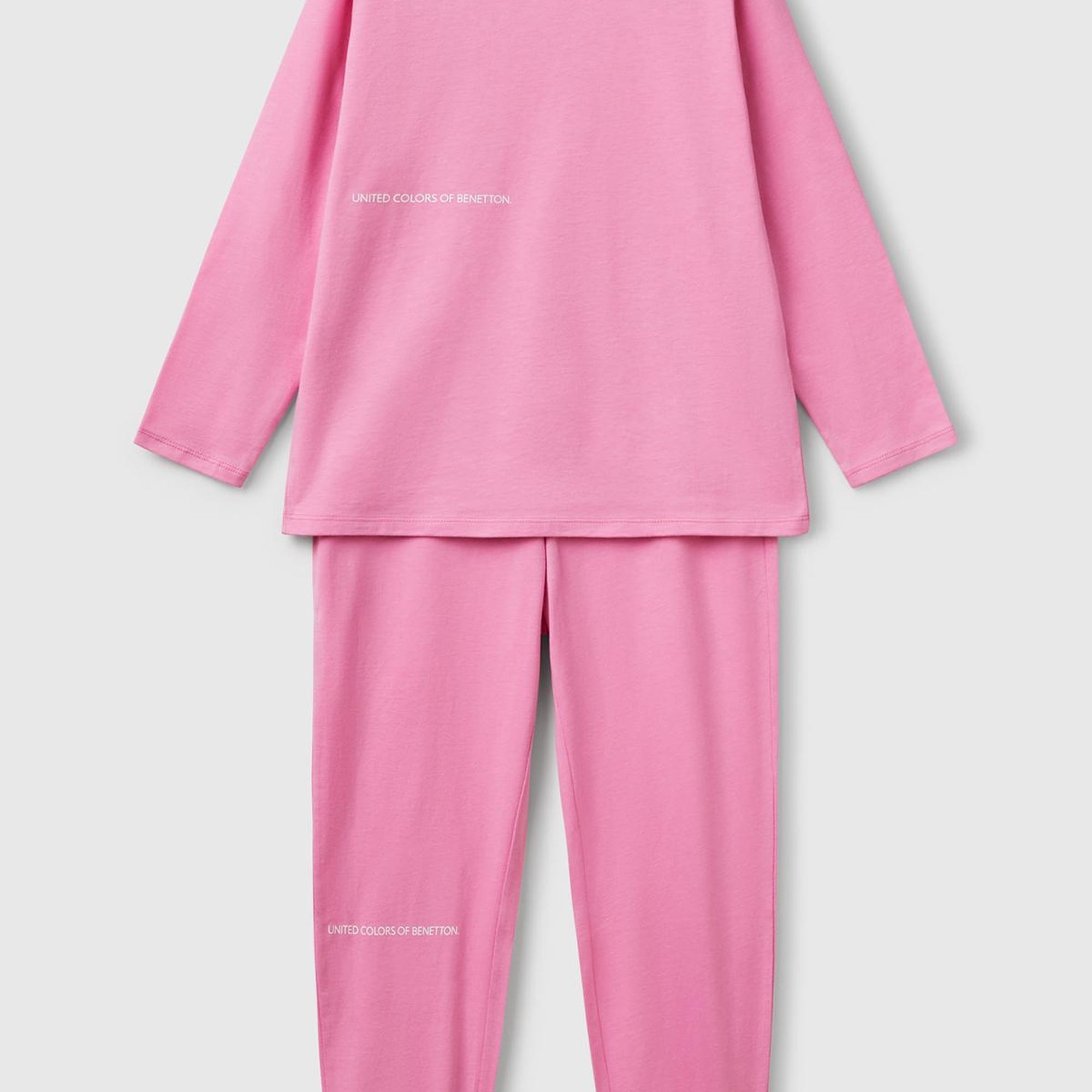 Erkek Çocuk Pembe Logo Şeritli T-Shirt - Jogger Takım