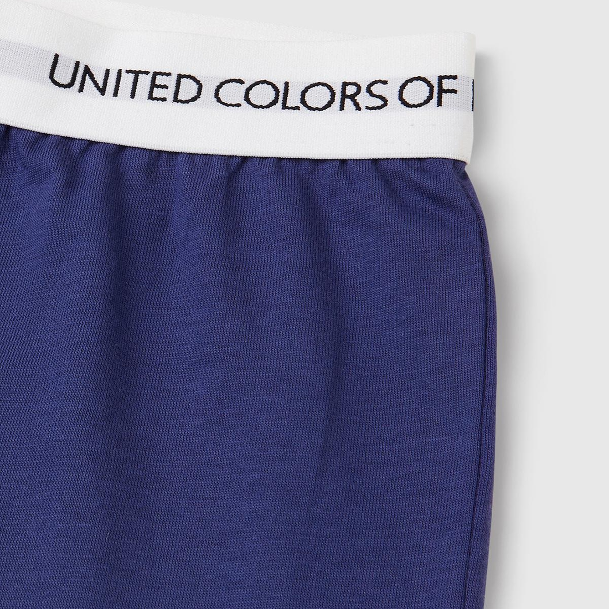 Erkek Çocuk İndigo Logo Şeritli T-Shirt - Jogger Takım