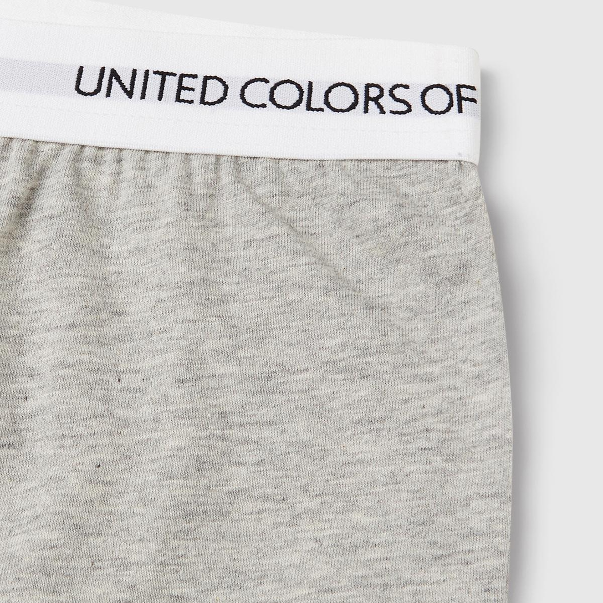 Erkek Çocuk Gri Melanj Logo Şeritli T-Shirt - Jogger Takım