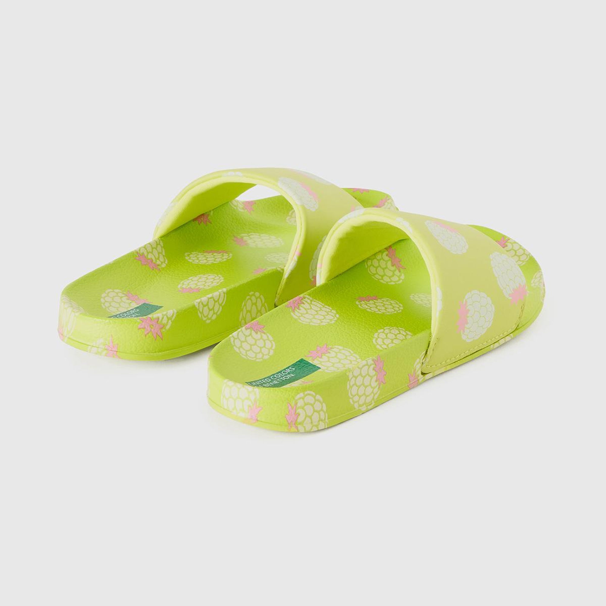 Erkek Çocuk Mix Üstü Logo Baskılı Tamamı Desenli Tek Bantlı Deniz Terliği