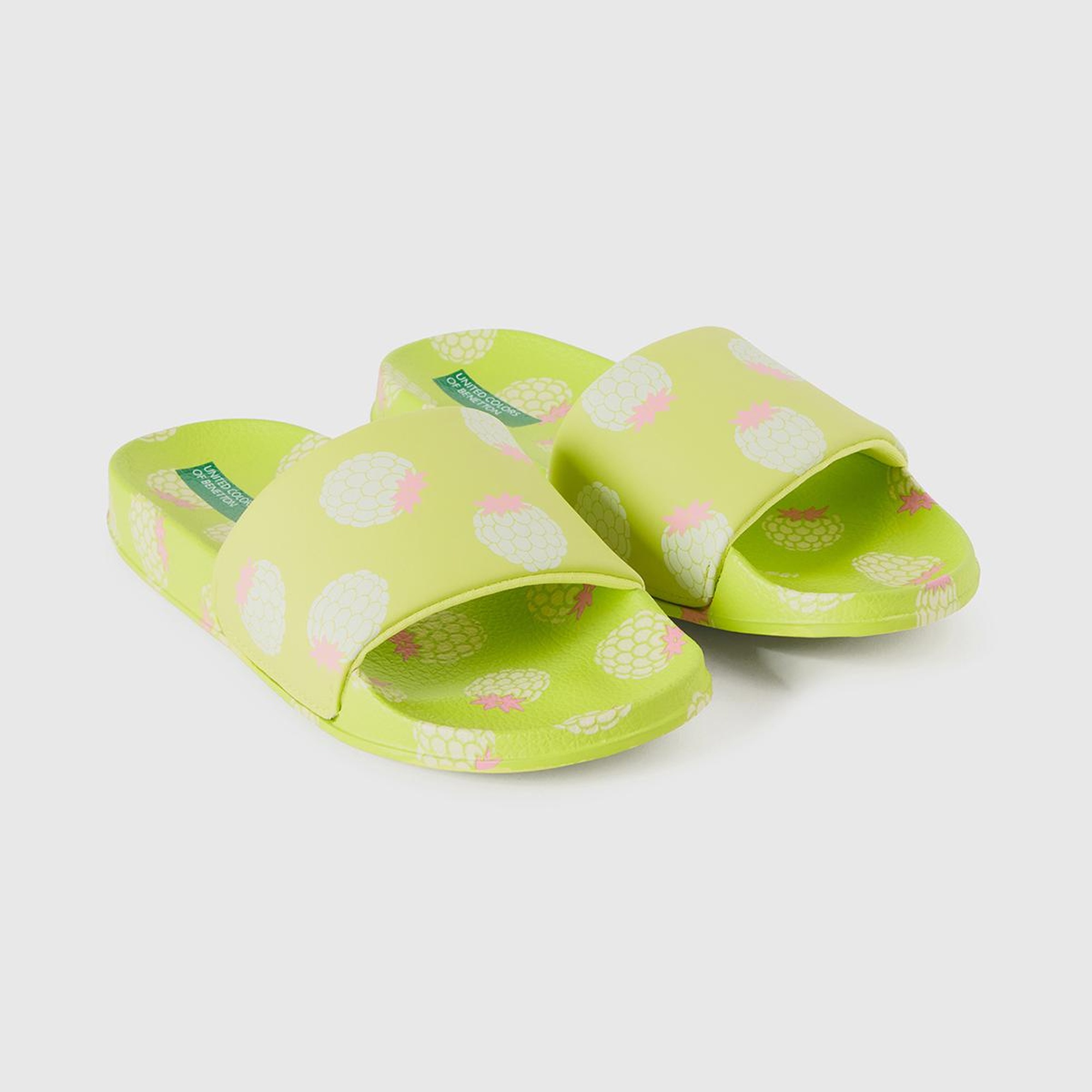 Erkek Çocuk Mix Üstü Logo Baskılı Tamamı Desenli Tek Bantlı Deniz Terliği